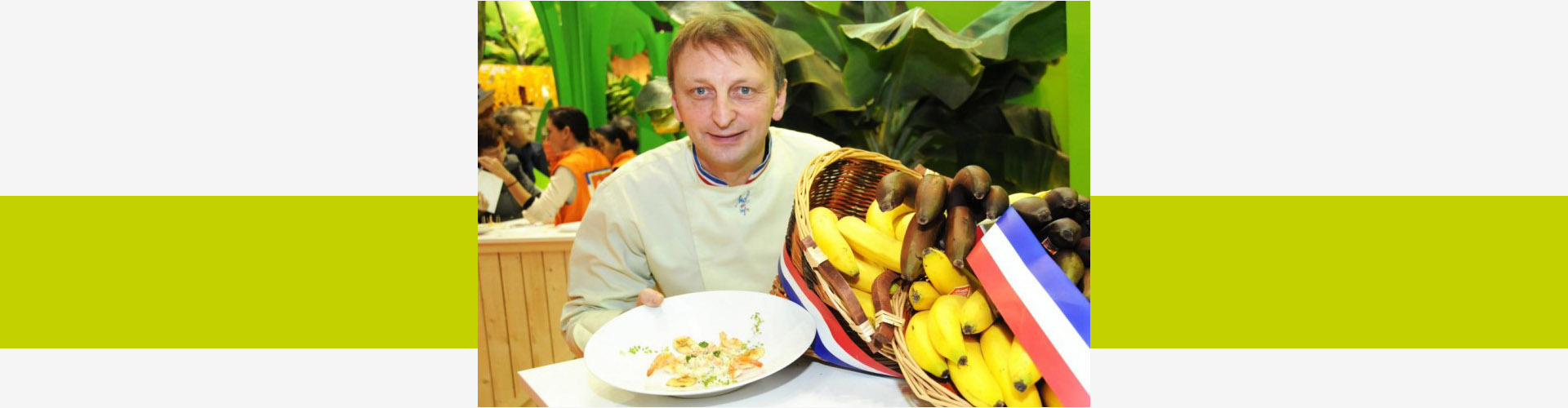 Header Actu Banane à la Française à l'Honneur - Frederic Jaunault MOF Primeur Fruits Legumes