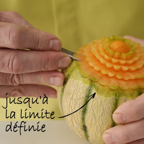 Formation Sculpture Bol Melon - Frederic Jaunault MOF Primeur Fruits Legumes